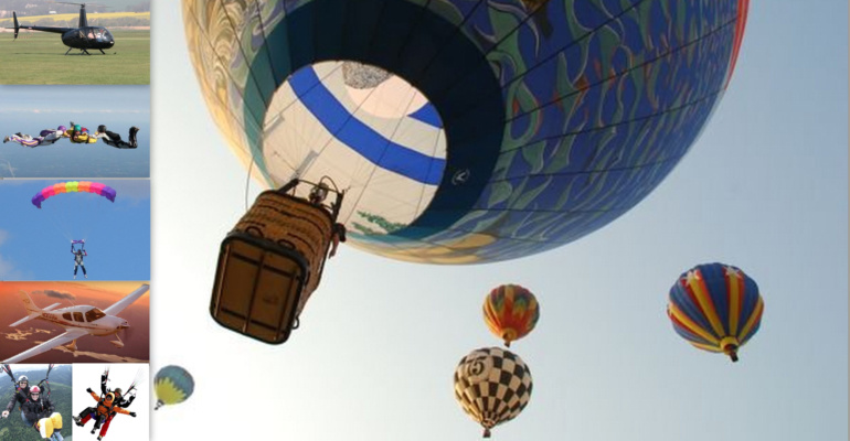 Central Oregon Air balloon rides, airplanes rides, oregon skydiving, paragliding, tandem paragliding, helicopter rides, air advertising